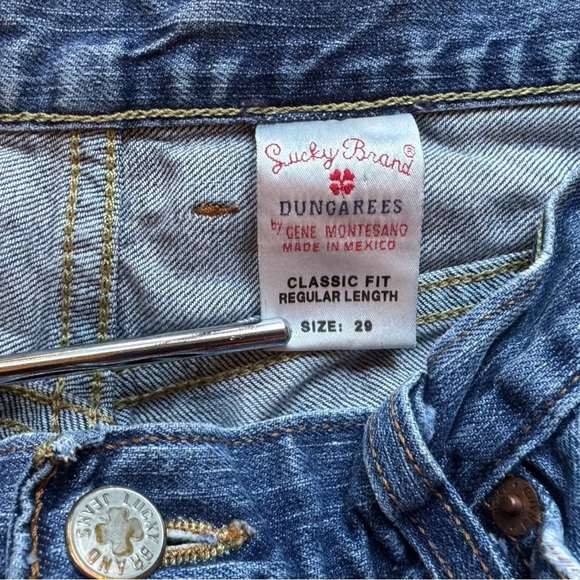 Lucky Brand Dungarees Classic Fit Jeans - Size 29 Regular - Picture 6 of 12